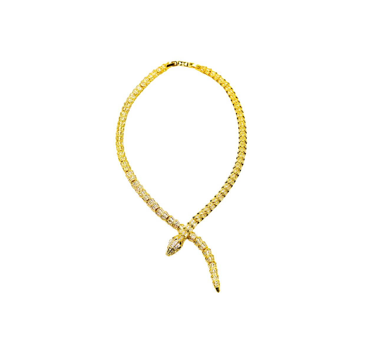 N899239-Snake Chain Statement Necklace