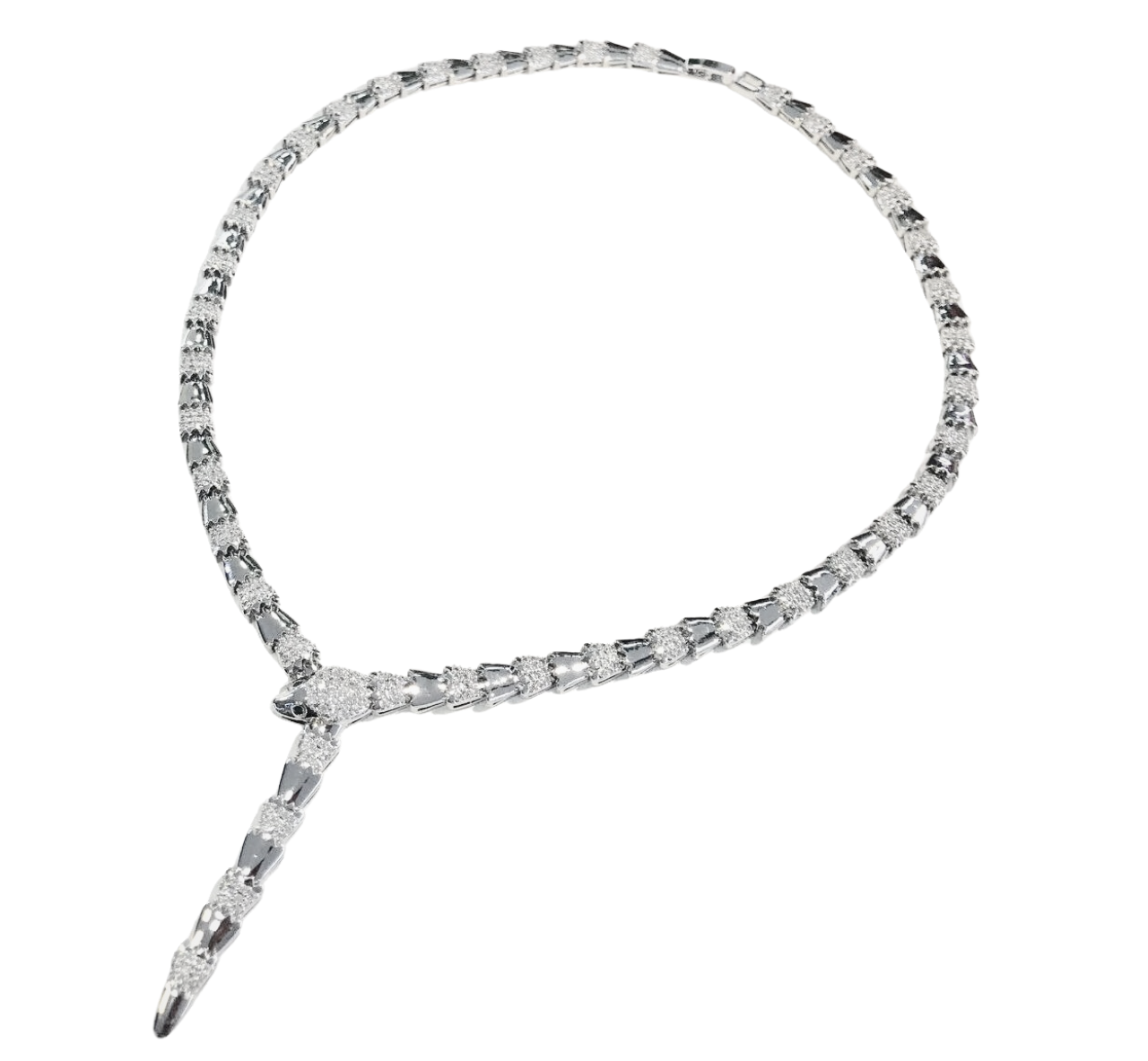 NL890001-Cut with V-Shaped Necklace