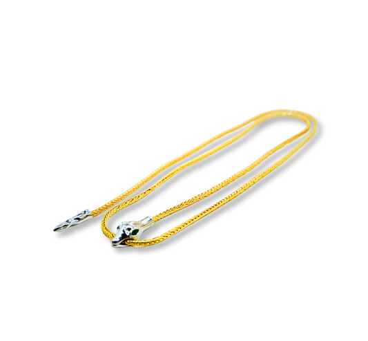 N899509AG-Gold-Plated Lariat Y-Necklace with Minimalist Charm